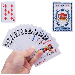 KARTY DO GRY W POKERA MAKAO ZESTAW TALIA 54 POKER PLASTIK TRADYCYJNE